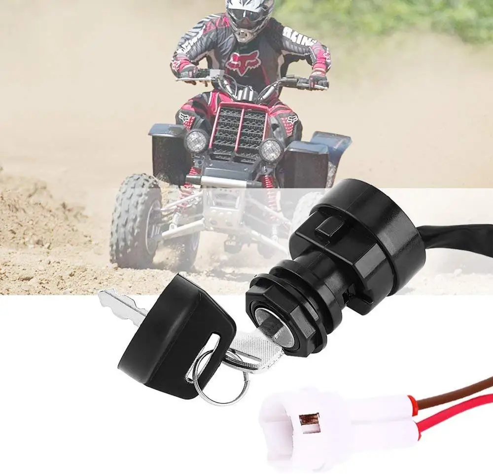 2 Pin мотоциклетное зажигание квадроцикла ключ переключатель для Yamaha YFM 350 бруин 660R