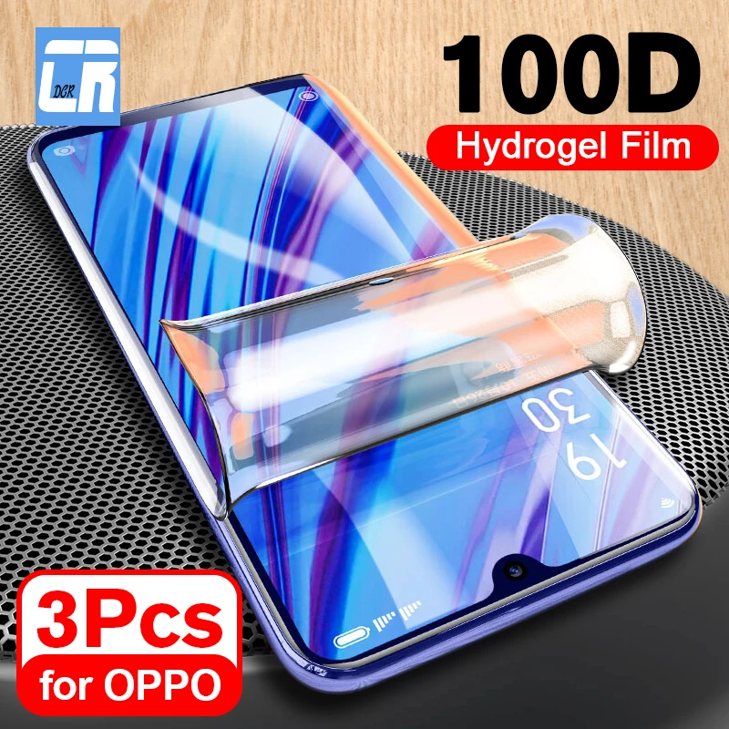 Мягкая Гидрогелевая Защитная пленка с полным покрытием для OPPO Reno Z 2 A5 A3S A83 F5 F7