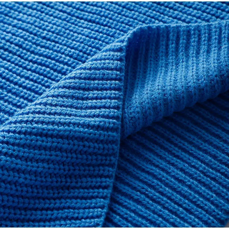 Women Solid Knitted Thickening Oversized Sweater Female Round Neck Long Sleeve Casual Loose Pullovers Top 2021 Autumn Winter