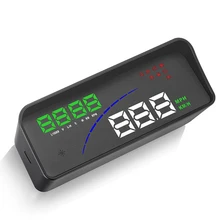 P9 HUD Head Up Display OBD Smart Digital Meter Head Up Display OBD II EOBD Windshield Projector Styling Voltage Speeding new mini obd hud small body big fonts digital car speed projector head up display gauge over speeding alarm fuel mileage temp
