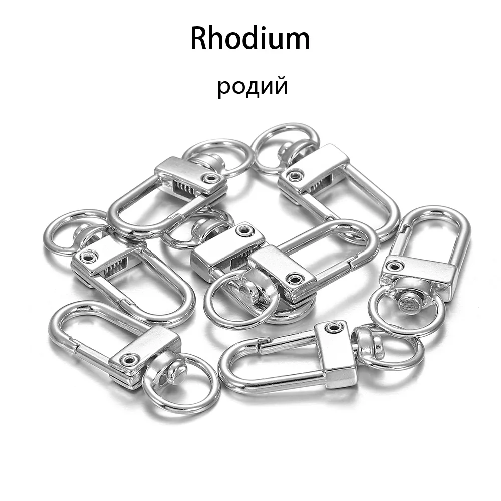 Alloy Snap Lobster Clasp Hooks for DIY Jewelry and Accessories (10-Pack) Wholesale