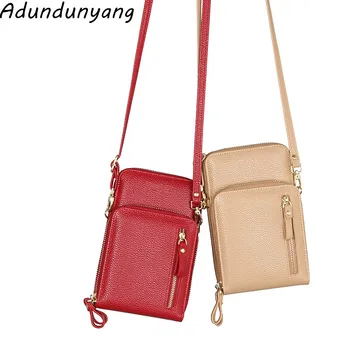 

2020 new ladies zip phone bag large capacity multi-function shoulder bag women messenger bag