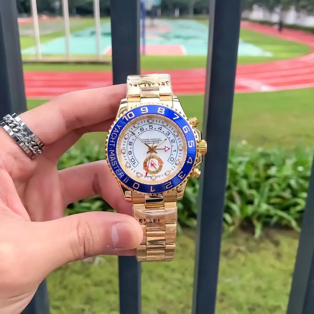 Rolexable Yacht Master II orologio da uomo movimento svizzero sport  automatici orologi da polso Rolex diamanti di lusso impermeabili orologio  da uomo - AliExpress Watches