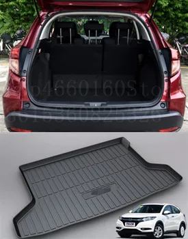 

Puou Non-Slip Waterproof For Honda VEZEL 2015-19 Mat Rear Trunk Liner Cargo Floor Tray Carpet Guard Protector Car Accessorie