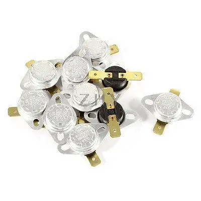

10 Pcs KSD301 250V 10A 45 Celsius Normal Close Temperature Controlled Switch