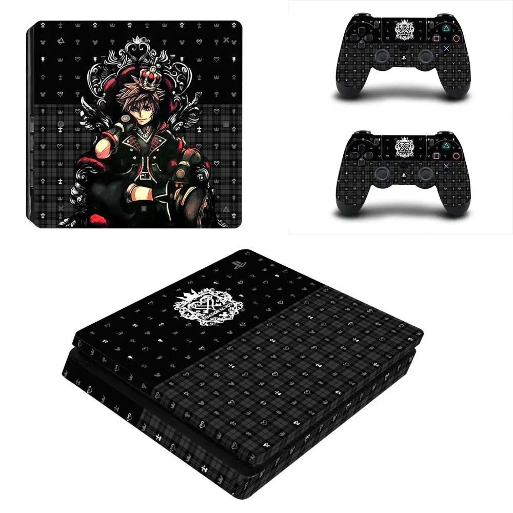 Kingdom Heart 3 Полное покрытие лицевые панели PS4 тонкая кожа Виниловая наклейка, стикер для Playstation 4 консоль и контроллер PS4 тонкая кожа