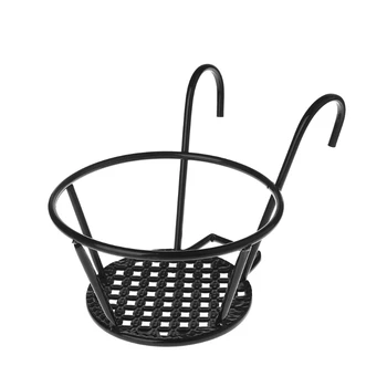 

2020 New Balcony Hanging Flowerpot Plant Creative Iron Racks Outdoor Window Round Shape