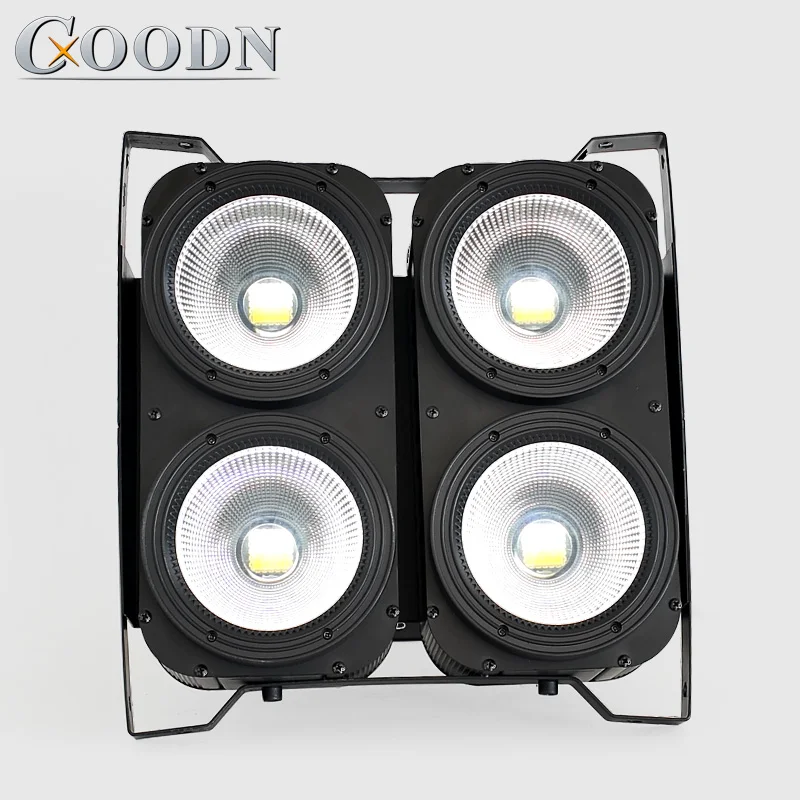 4X100 Вт COB светильник для мытья водорослей Led par 2в1 холодный теплый белый DJ Par точечный светильник - Цвет: 4X100W par wash cob