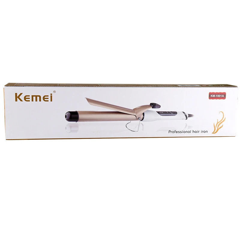 Kemei KM-1001A Регулируемый Температура керамические бигуди щипцы для завивки волос бигуди большая керлинг железные Ролики Инструменты для укладки волос