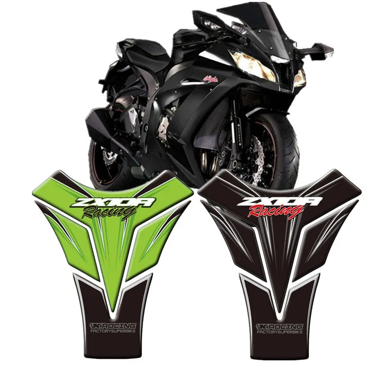 For Kawasaki Ninja ZX10R ZX-10R 2010- Motorcycle 3D Tank Pad Protective Cover Decals Stickers 2011 2012 2013
