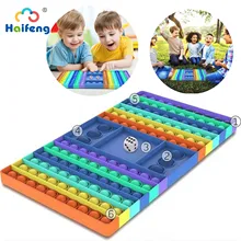 Jeu Pop Fidget de grande taille pour enfant et adulte, jeu sensoriel interactif, anti stress
