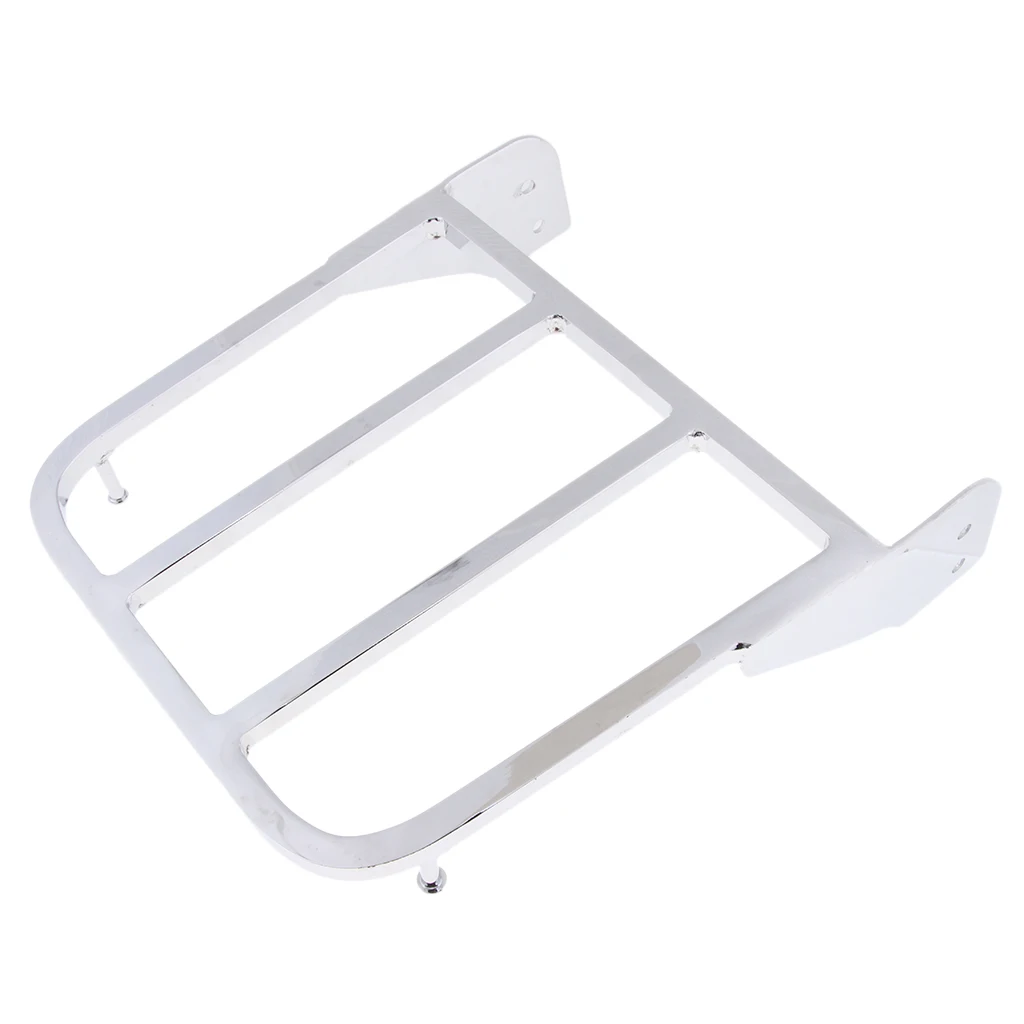 Cargo Rack Luggage Carrier Rear Tail Holder Metal for Suzuki Boulevard C50 2005-2011 Motorcycle (Silver)