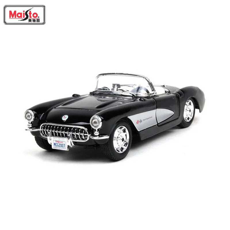 Maisto 1: 24 модель автомобиля из сплава 1957 Chevrolet Corvette модель автомобиля