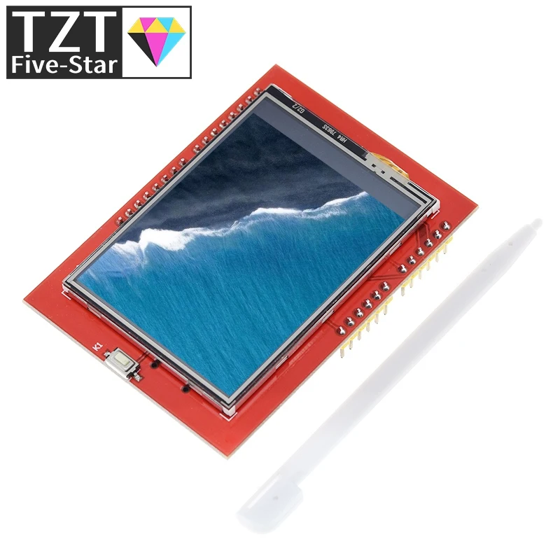 1/3 Stück LCD-Modul TFT 2,4 Zoll TFT LCD-Bildschirm für Arduino UNO R3 Board und Unterstützung für Mega 2560 mit Touch-Stift, UNO R3 – Detail 11