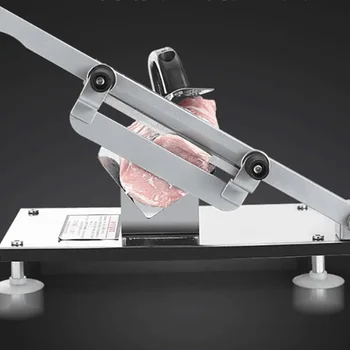 

Mini Manual Meat Slicer Stainless Steel Beef Mutton Lamb Vegetable Cutter Frozen Meat Cutting Machine Vegetable Mutton Rolls Cu