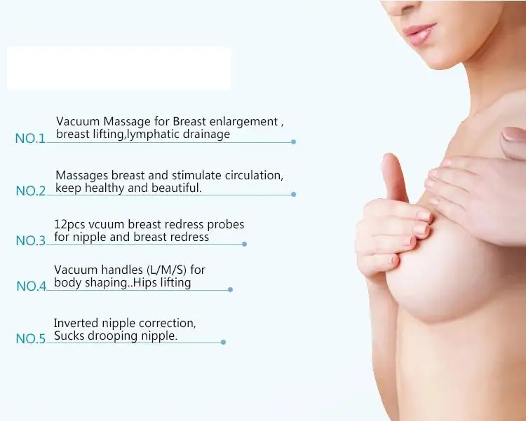 2020 Portable Breast Enlargement Machine With Vacuum Roller For Nipple Lifting For Home Use Breast Enhance Beauty Equipmen CE