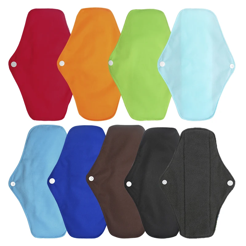 [10pcs] Reusable Menstrual Pads Washable Sanitary Towels Maternity Pads