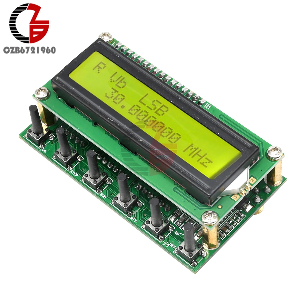 DIY KIT 0 55 МГц ЖК дисплей DDS генератор сигналов модуль на основе AD9850 частоты функция