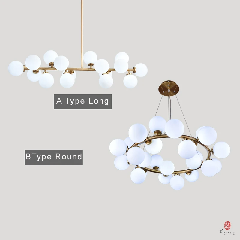 Günstige Kunst Dekorative Moderne LED Blase Anhänger Lampe AC110 220 Hängen Licht Goldene G4 Hotel Restaurant Lounge Loft Foyer Lobby dynastie