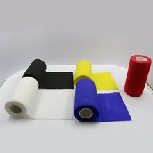 Одноразовые татуировки самоклеющиеся эластичные повязки для ручки крышки трубки обертывание спортивная лента татуировки принадлежности аксессуары 15x450 см