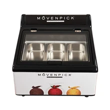 Comercial sorvete sobremesa freezer desktop sorvete congelado float armário de exibição personalizada congelador