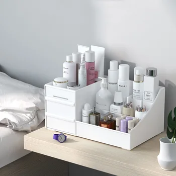 

Makeup Drawer Storage Box Large Capacity Cosmetic Storage Box Organizzatore Cassetti Mask Lipstick Shelf Cosmetic Container