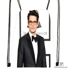 Изготовленный На Заказ Джон Майер цитаты походная сумка на шнурке милый рюкзак для детей(черная спина) 31x40 см#180531-03-80