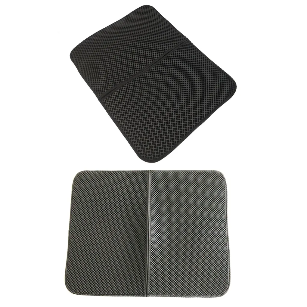 

Pet Litter Trapping Mat Honeycomb Double Layer Waterproof Urine Proof Scatter Control Pets Pad