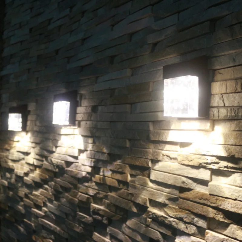 5W Warm White Waterproof Acrylic Modern Led Wall Light for Outdoor