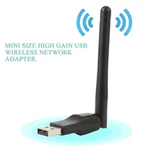 Мини USB 2,0 Wifi адаптер 150 Мбит/с беспроводной адаптер 802,11 b/g/n сетевая карта Wi-Fi приемник для Mac для ПК ноутбука