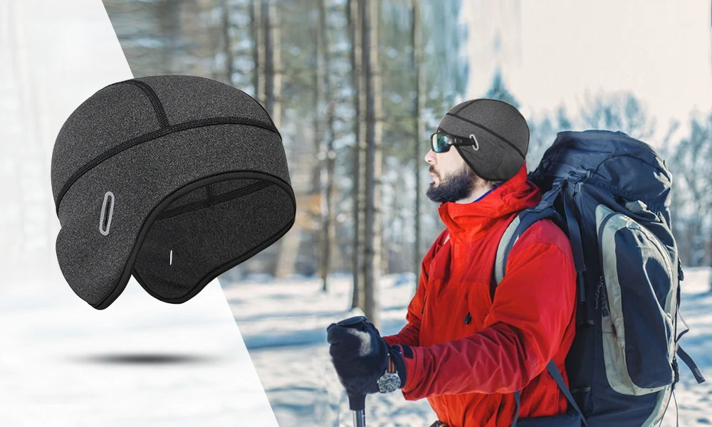 Gorro térmico con orejeras de invierno para hombre Gorro de esquí para nieve