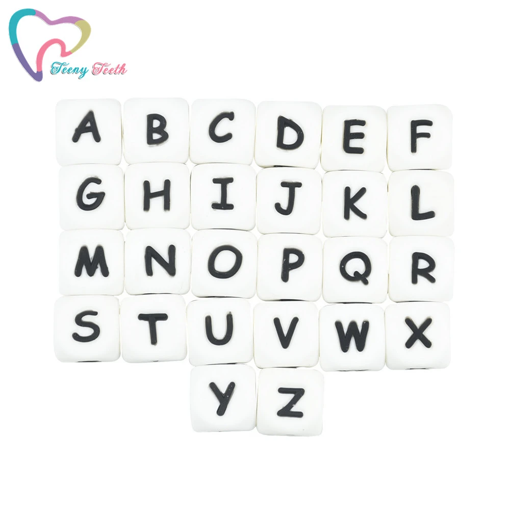 Jouet De Dentition En Silicone Pour Bebe 26 Pieces Perle De L Alphabet Sans Bpa Aliexpress