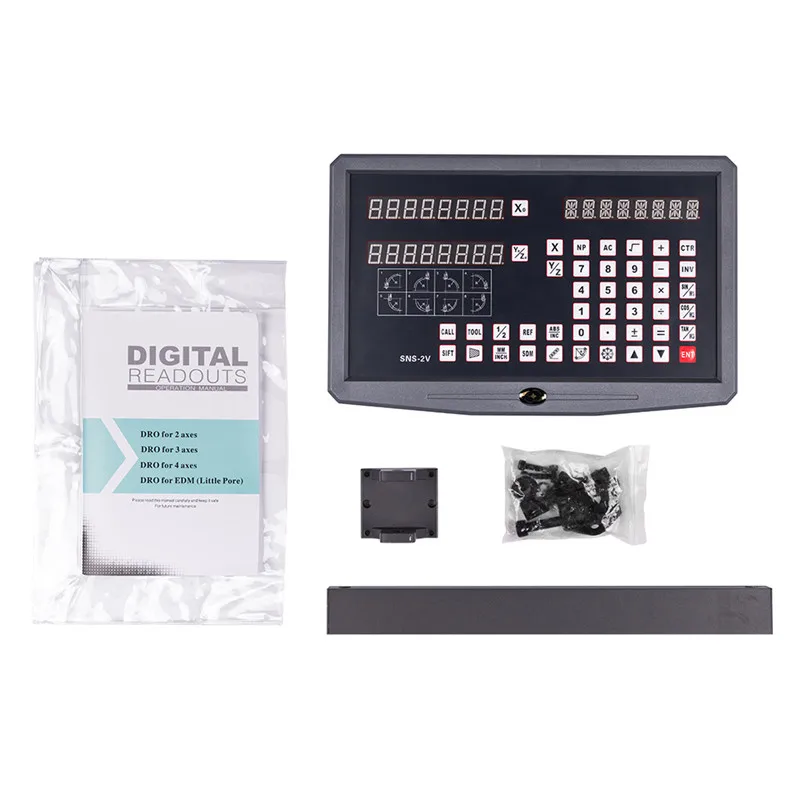 DRO 2 Axis осевая цифровая индикация Линейка для фрезерного станка|2 axis digital readout|digital