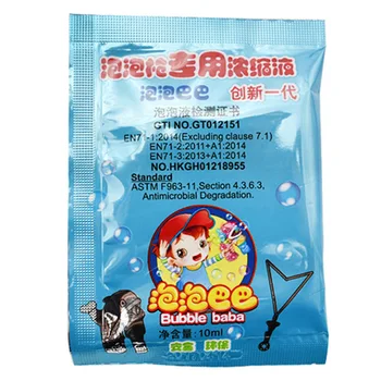 

10 PCS 10ML Bubble Liquid Soap Bubble Liquid Bubble Toy Replenisher AN88