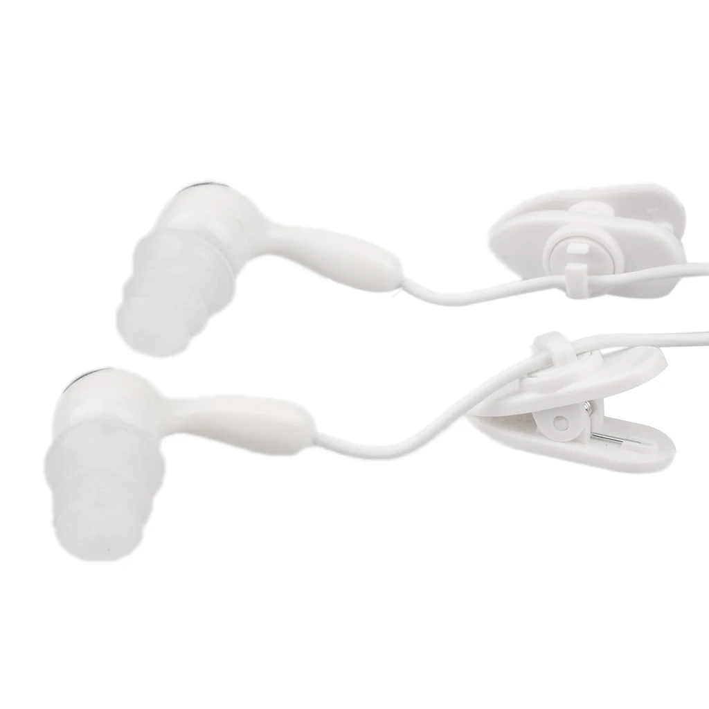 2pcs Waterproof 3.5mm Audio Wired Three Layers In Ear Underwater Earpiece Earphone for Indoor Outdoor Swimming Earplug 2pcs Waterproof 3.5mm Audio Wired Three Layers In Ear Underwater Earpiece Earphone for Indoor Outdoor Swimming Earplug