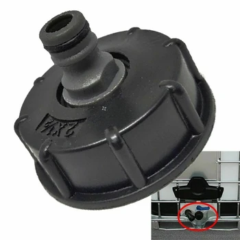 

1Pc IBC Hose Adapter Reducer Connector Water Tank Fitting 2'' Standard Coarse Thread Durable Garden Hose Pipe Tap Storage