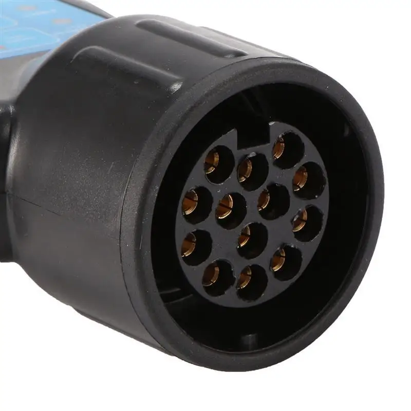 12v диагностический инструмент 7/13 Pin сцепное устройство светильник проводки тестер розетка с по ограничению на использование опасных материалов в производстве электрического и электронного оборудования, утвержденный для автомобильного прицепа караван буксировочный трос