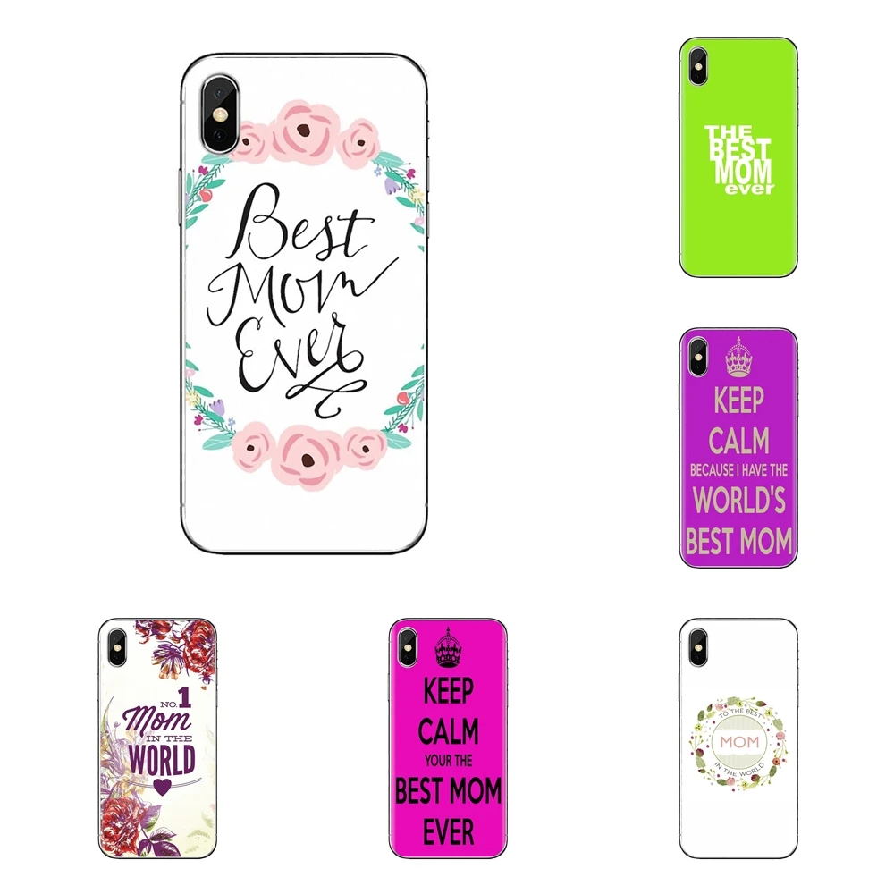 Прозрачные чехлы из ТПУ для LG Spirit Motorola Moto X4 E4 E5 G5 G5S G6 Z Z2 Z3 G2 G3 C Play Plus Mini Best Mom In The World