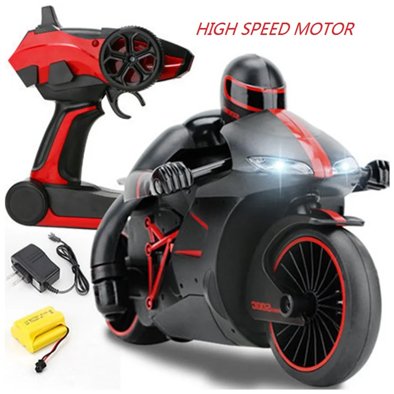 

2.4G Mini Moto RC Motorcycle Cool Light High Speed Kid Eletric Motorbike Model Toy Remote Control Drift Motor Gift of Children