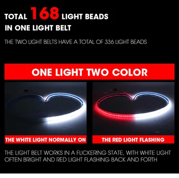 

2pcs Car Door Warning Light 2* LED Car Auto Lights Atmosphere Decoration