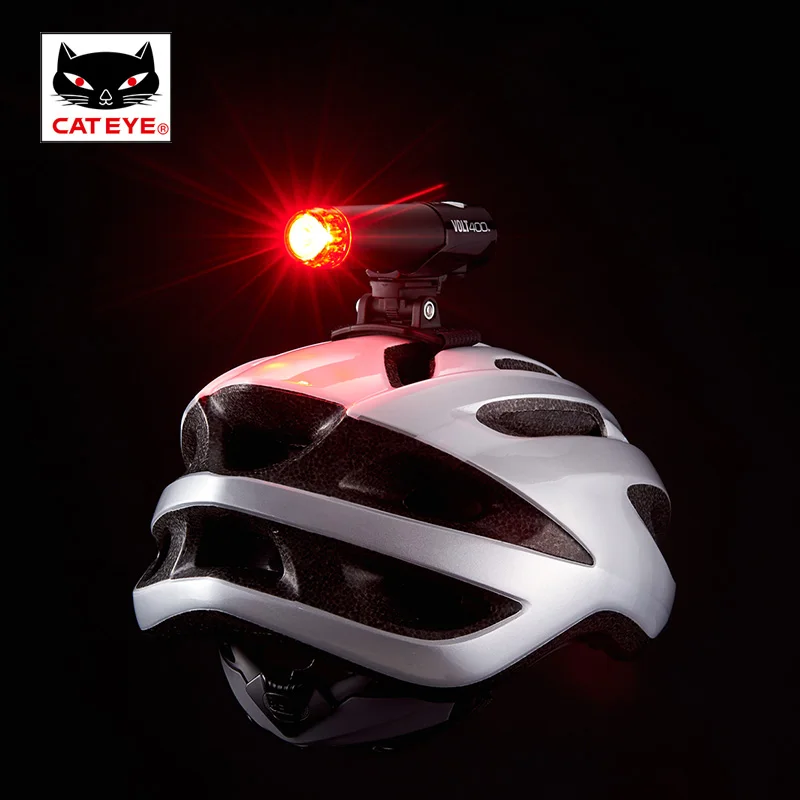 CatEye Volt 400 дуплексная перезаряжаемая велосипедная фара для велосипедного шлема