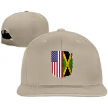 Мужские и женские бейсболки с американским флагом Ямайки, хип-хоп бейсболки для взрослых