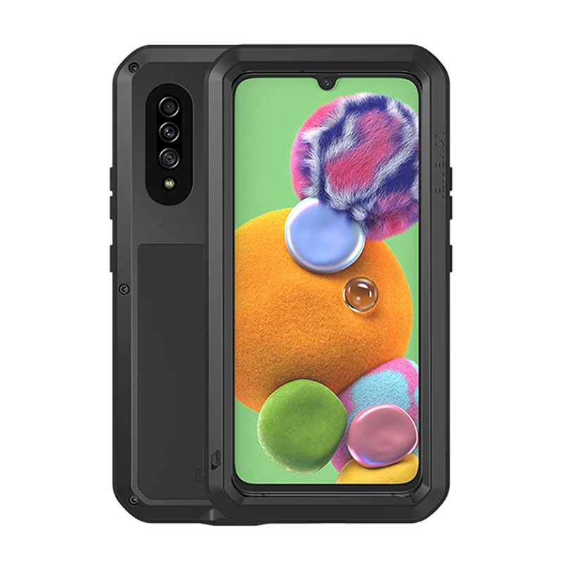 Для samsung Galaxy A90 5G металлический бронированный противоударный чехол для (6 7 дюйма)