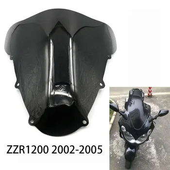 

Motorcycle Windscreen Windshield For KAWASAKI NINJA ZZR1200 5 ZZR-1200 ZZR 1200 2002 - 2005 Wind Screen Deflectors shield