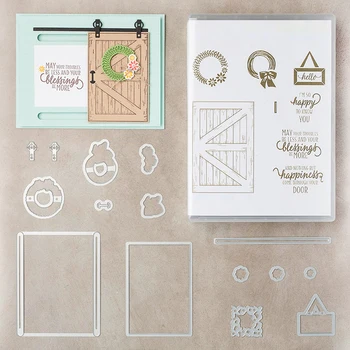 

Metal Cutting Dies and Stamps Stencils For DIY Scrapbooking Decorative Door Embossing Handcraft Die Cutting Templat 2020 New Die
