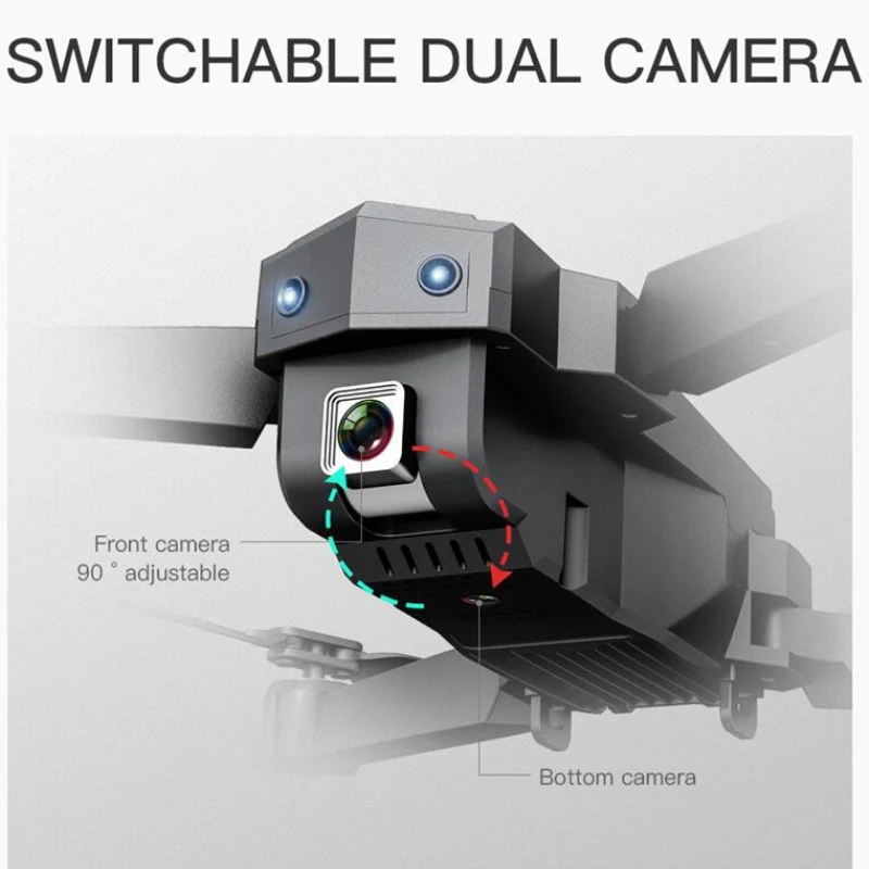 Складной Радиоуправляемый квадрокоптер 4K с функцией воздушной фотосъемки Wi Fi 2 4