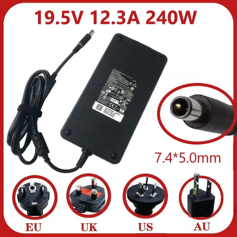 Ультра-тонкий 240W 19 5 V 12.3A PA-9E Ноутбук ac адаптер питания зарядное устройство для
