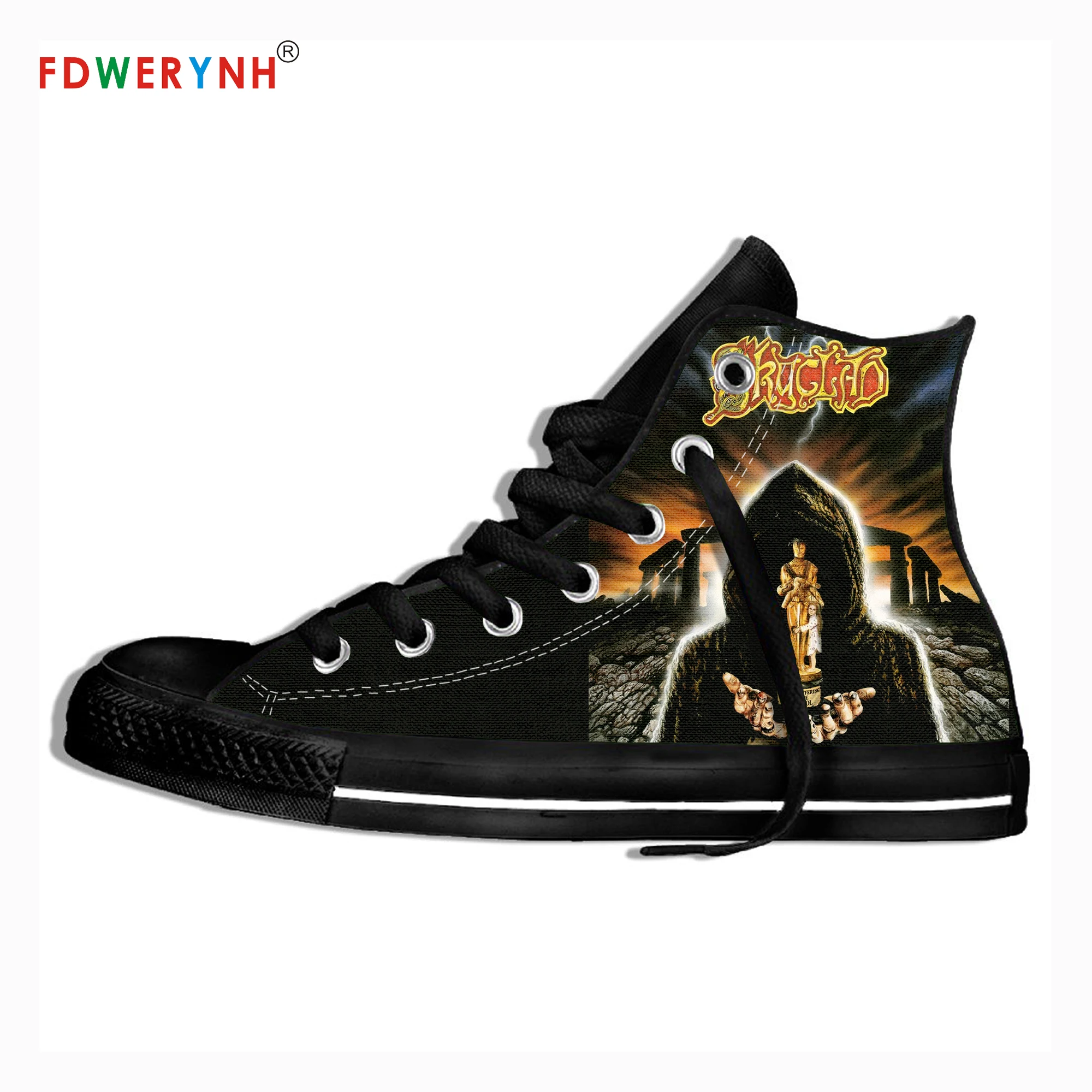 

Men's Casual Shoes Skyclad Band Most Influential Metal Bands of All Time 3D Pattern Logo Men Shoes