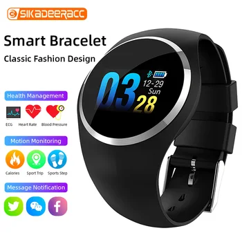 

Fashion Ladies Smart Watch Color Screen Wristband Female Bracelet Simple Band Blood Pressure Fitness Tracker Heart Rate Monitor