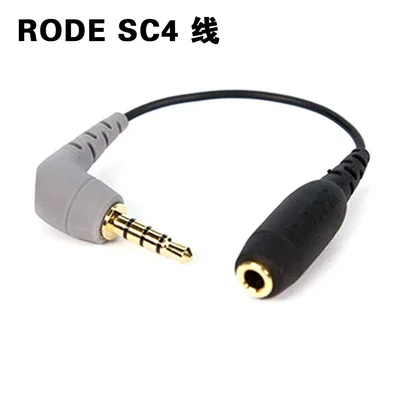 Trrs para Trs Adaptador para Iphone 2.5mm a 3.5mm Original Rode Sc4 Sc7 Microfone Cabo Android Câmera Vlog Gravação Sc1 Sc2 Sc3 - Image 2